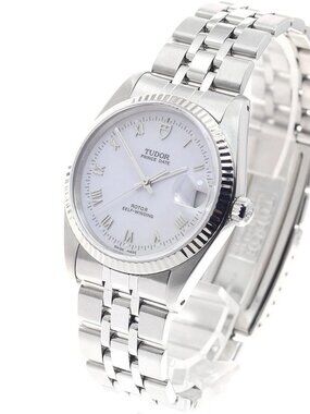TUDOR Prince Date 74034 WG bezel white Dial Automatic Men's Watch_952745